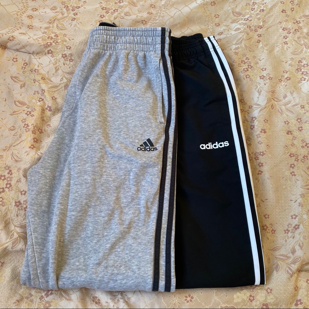 2 Adidas pants